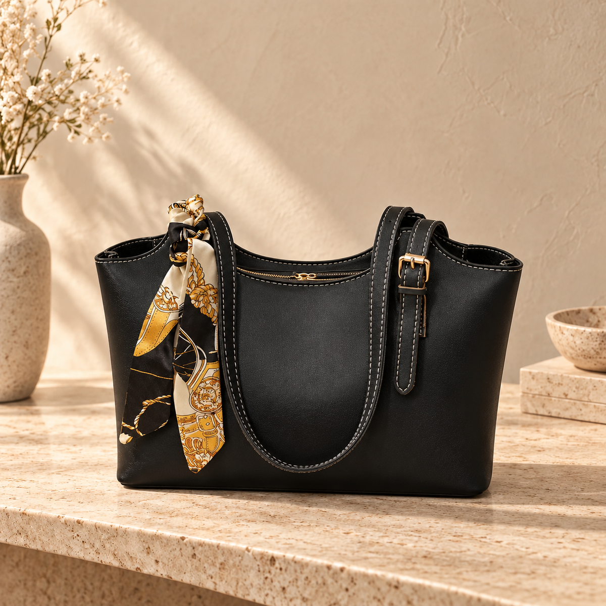 Silk-Knot Tote
