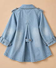Denim Cape Coat