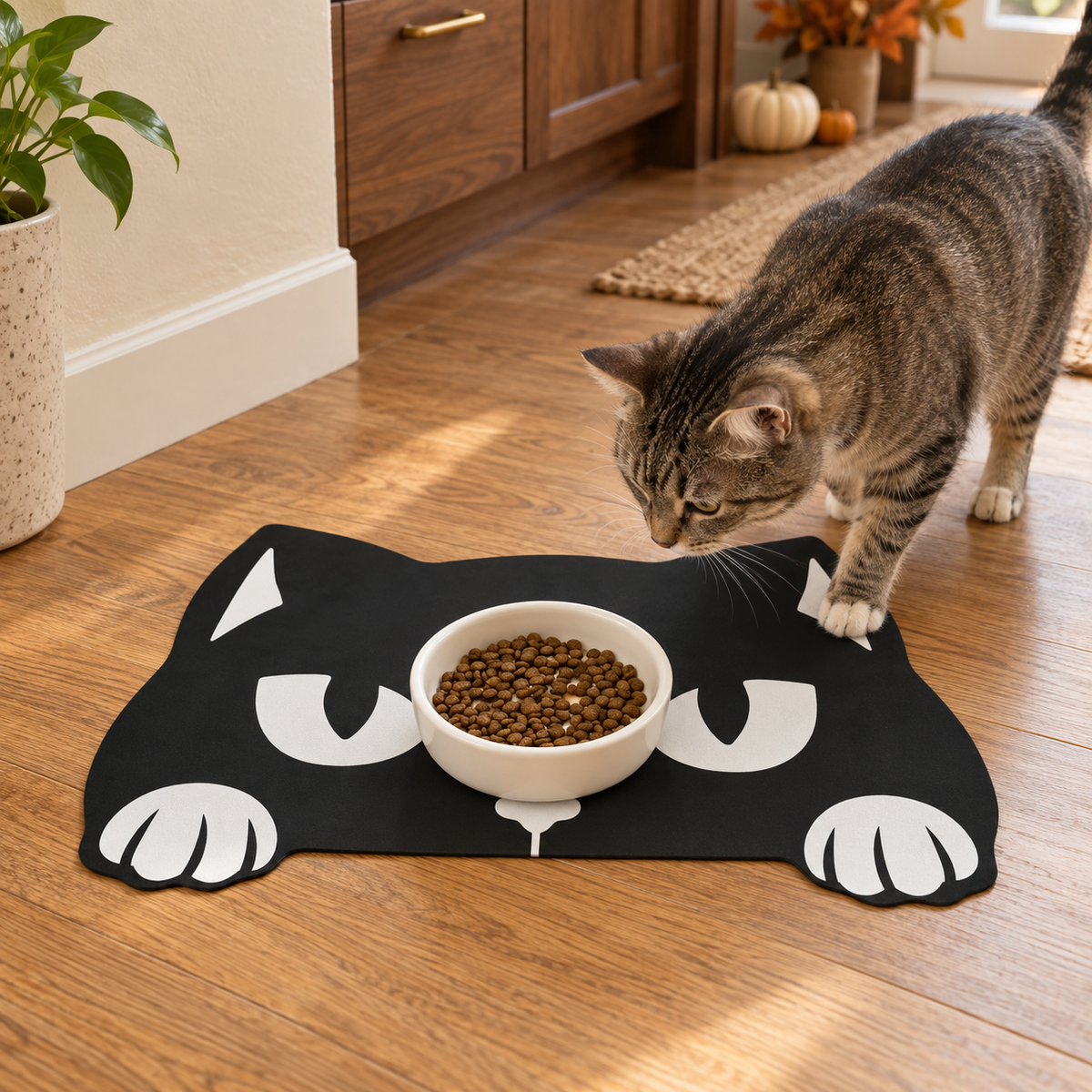 Spooky Spill-Proof Pet Mat