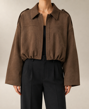 Brooks Suede Bomber