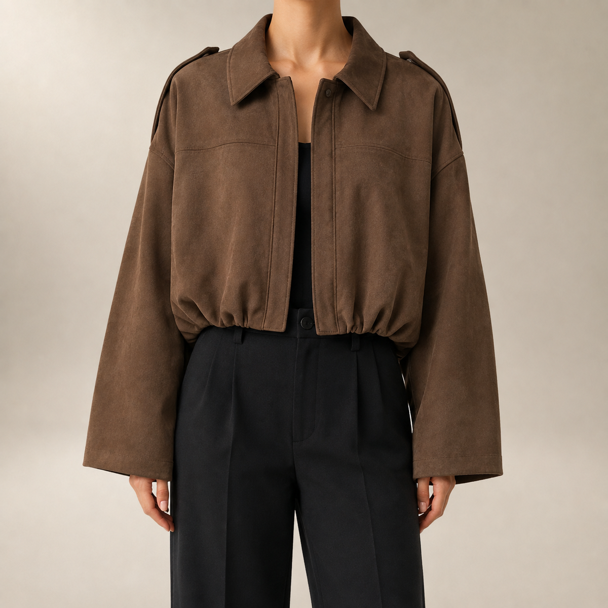 Brooks Suede Bomber