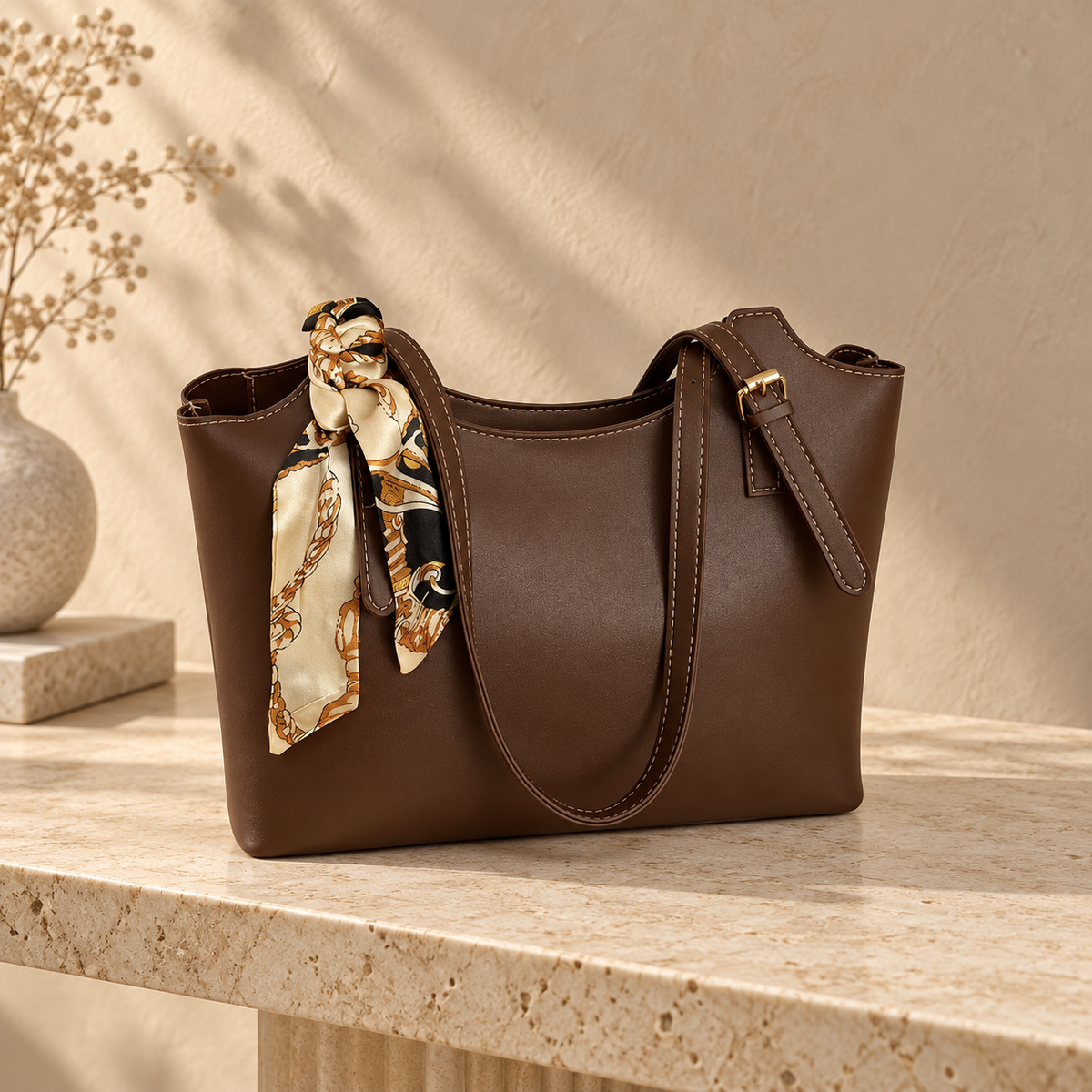 Silk-Knot Tote