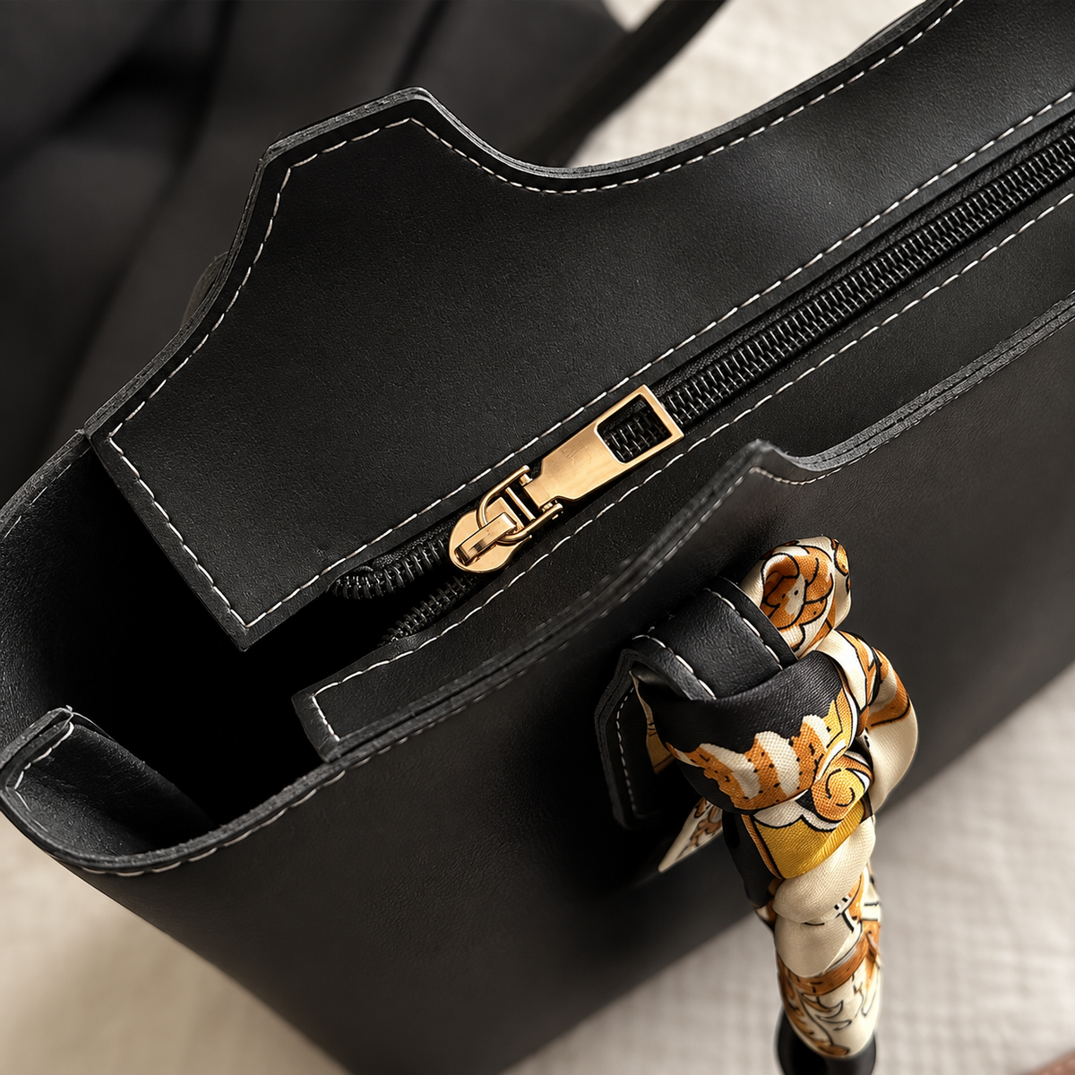 Silk-Knot Tote