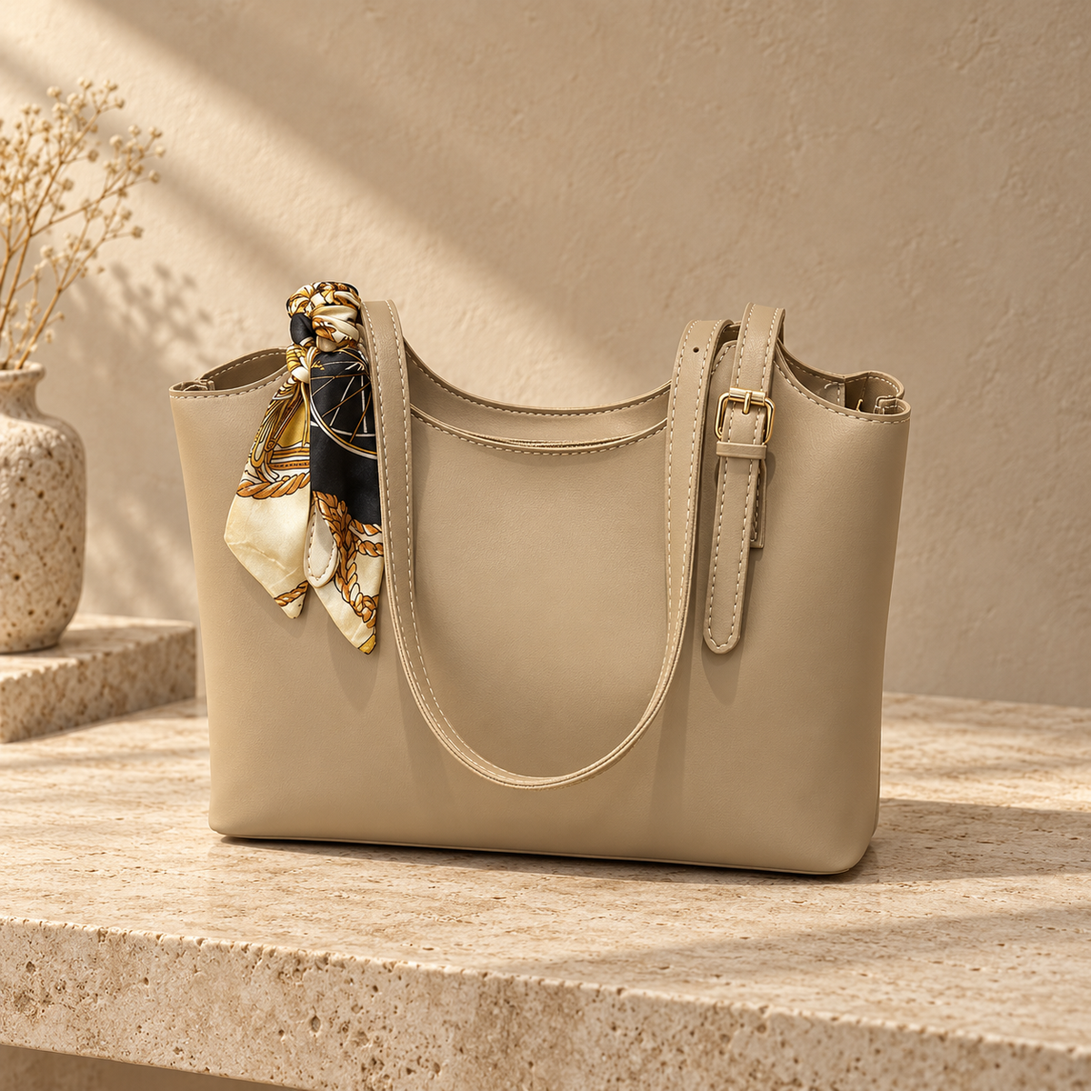 Silk-Knot Tote