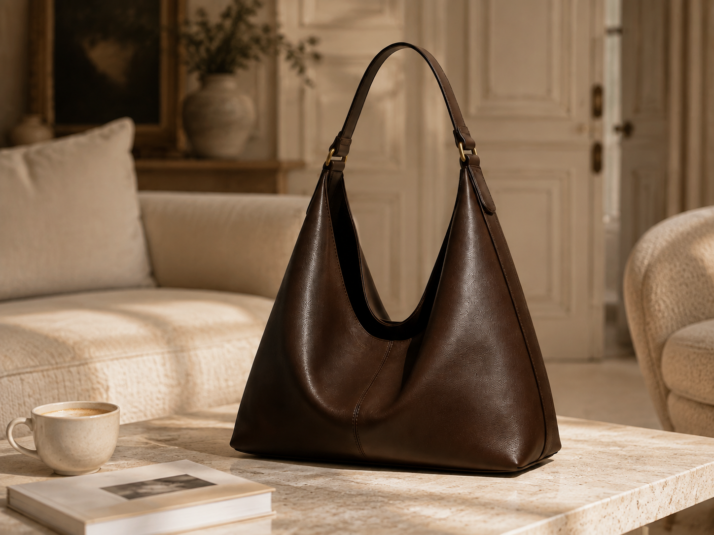 Lina Tote styled in an elevated everyday setting