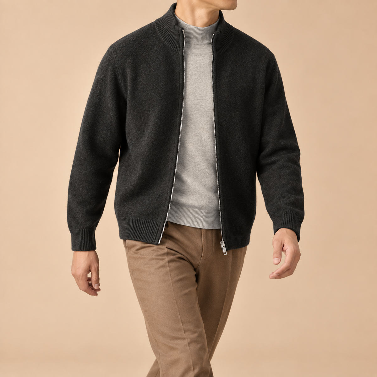 Brooks Merino Zip