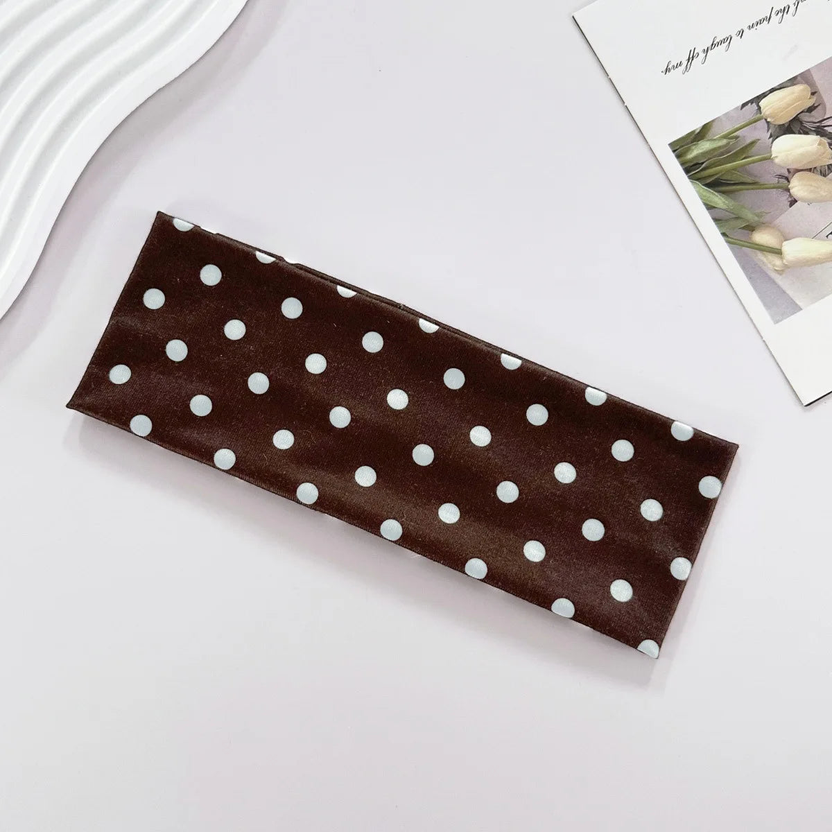 Polka Dot Yoga Elastic Headband