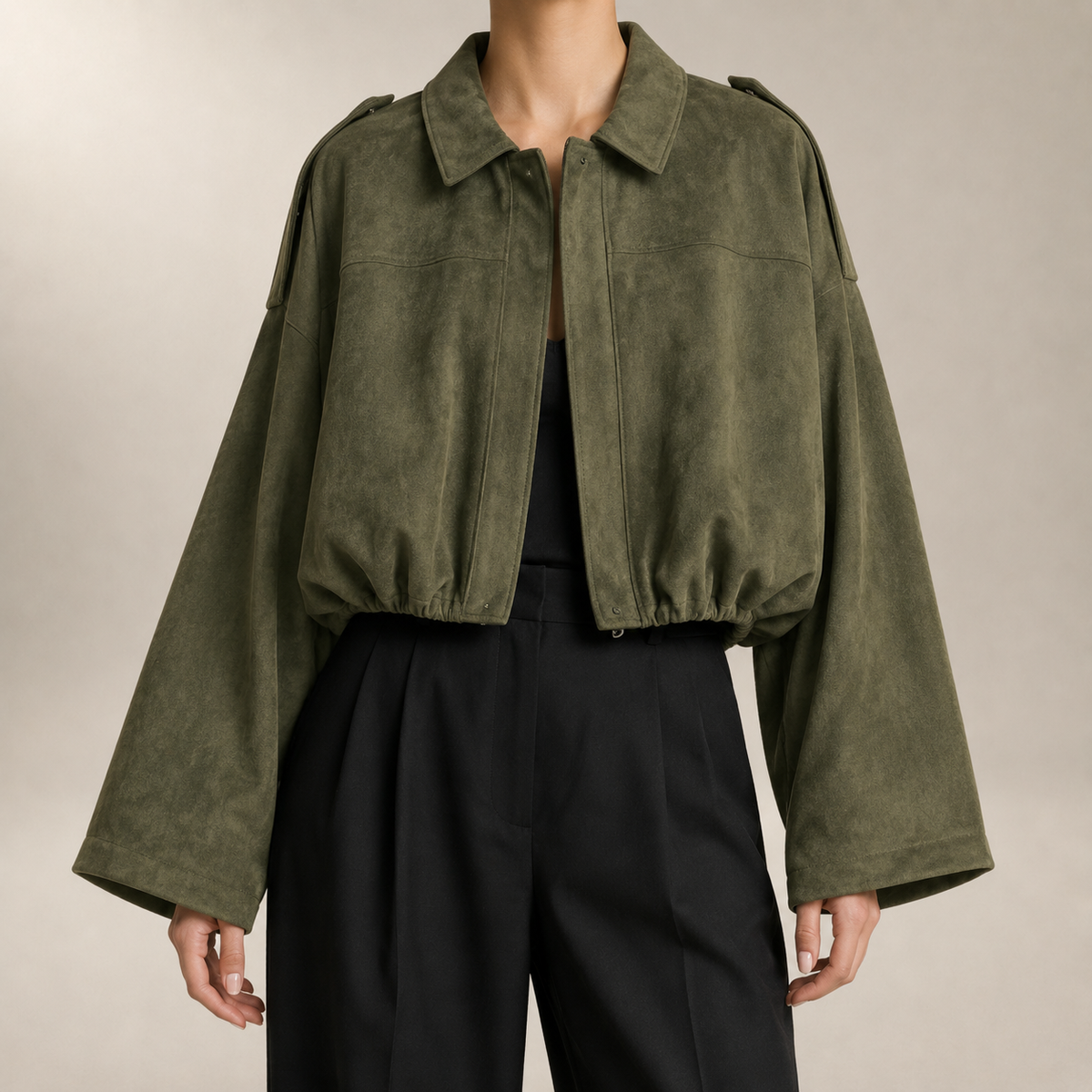 Brooks Suede Bomber