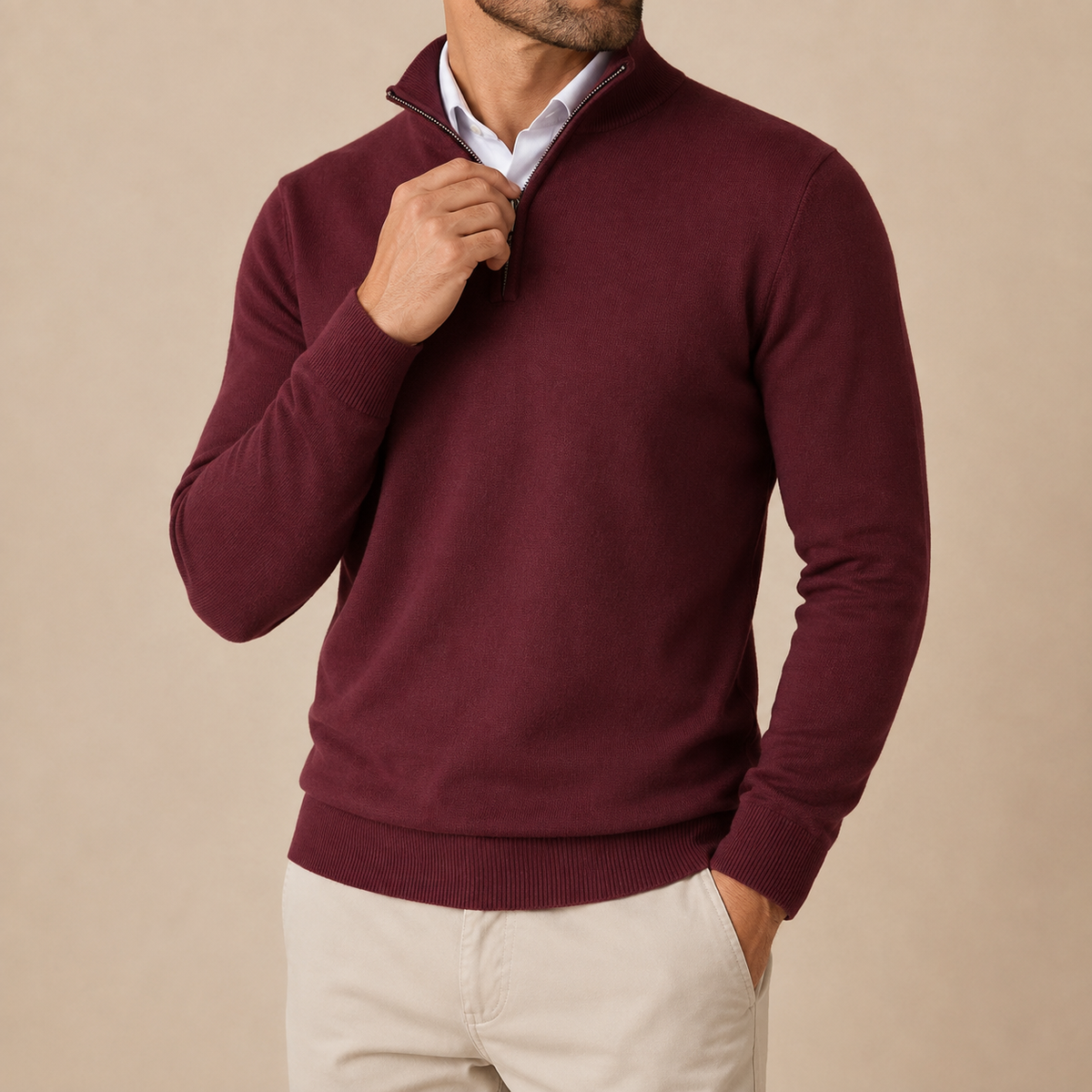 The Milano Quarter Zip