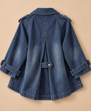 Denim Cape Coat