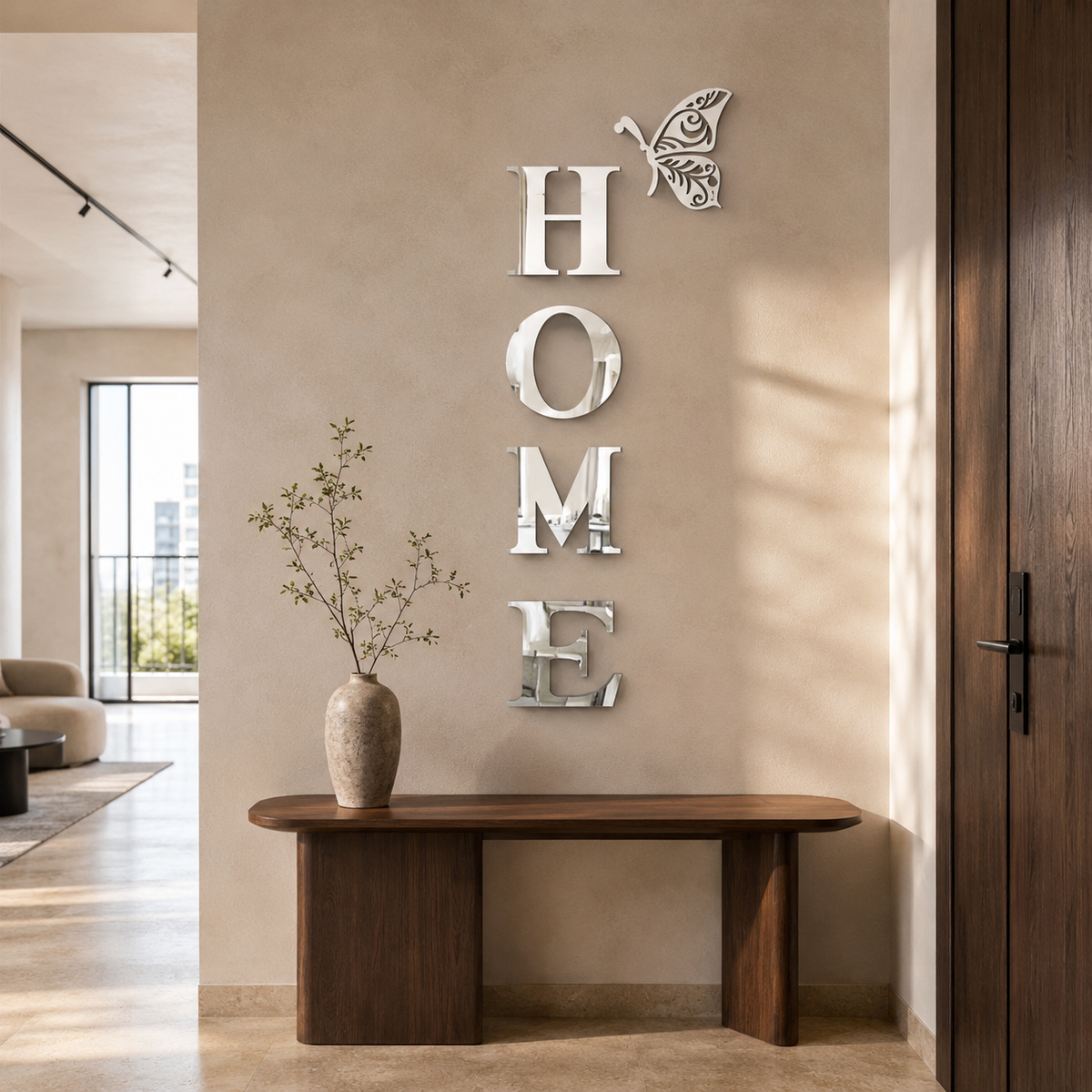 Maison Mirrored Home Wall Set