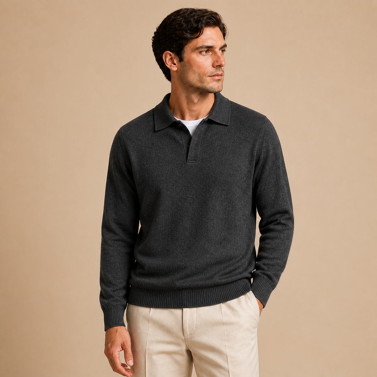 Meridian Long Sleeve Polo