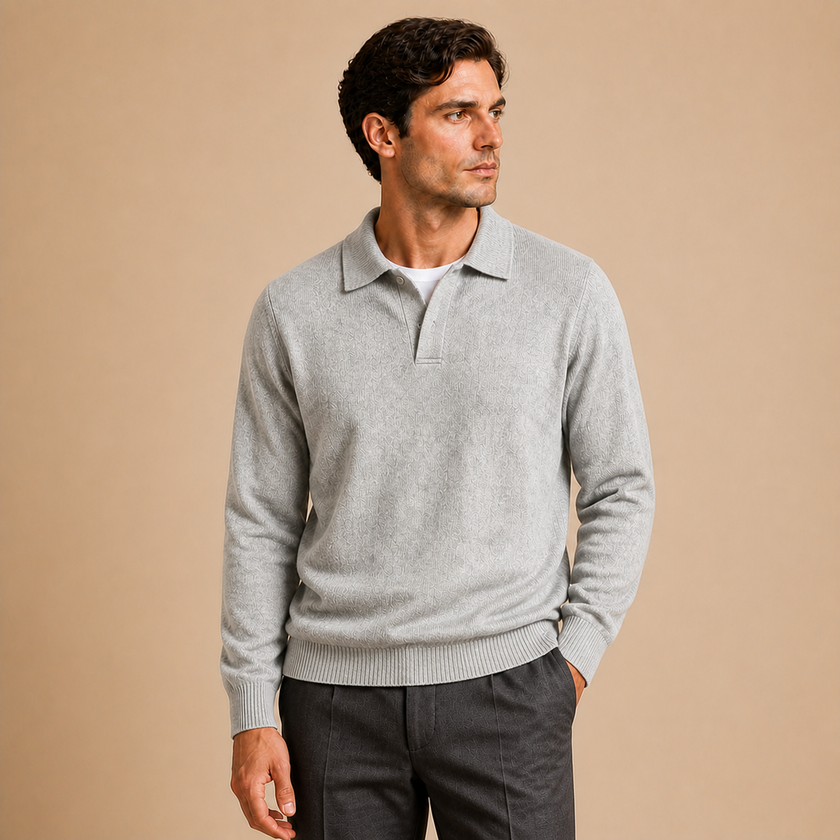 Meridian Long Sleeve Polo